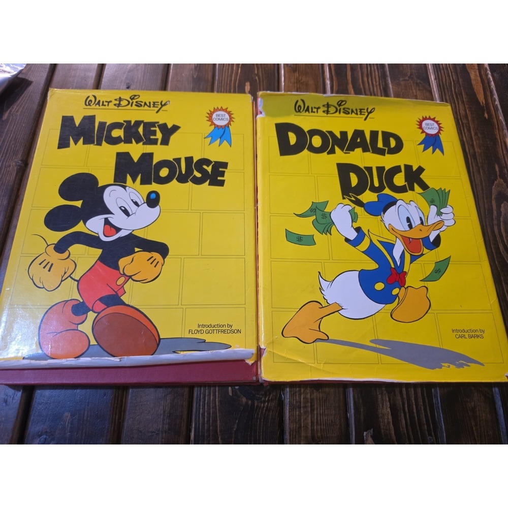 Walt Disney's Best Comics Mickey Mouse 1986 &‎ Donald Duck 1987 Books